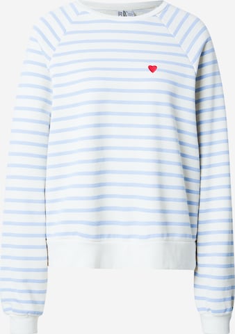 balts PIECES Sportisks džemperis 'PCGRETA': no priekšpuses