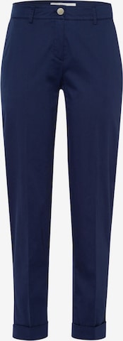 BRAX Pleated Pants 'Maron' in Blue: front