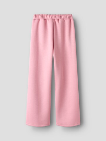 NAME IT Wide Leg Bukser 'NKFNEHA' i pink