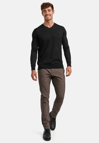 INDICODE JEANS Regular Chino 'Asher' in Bruin