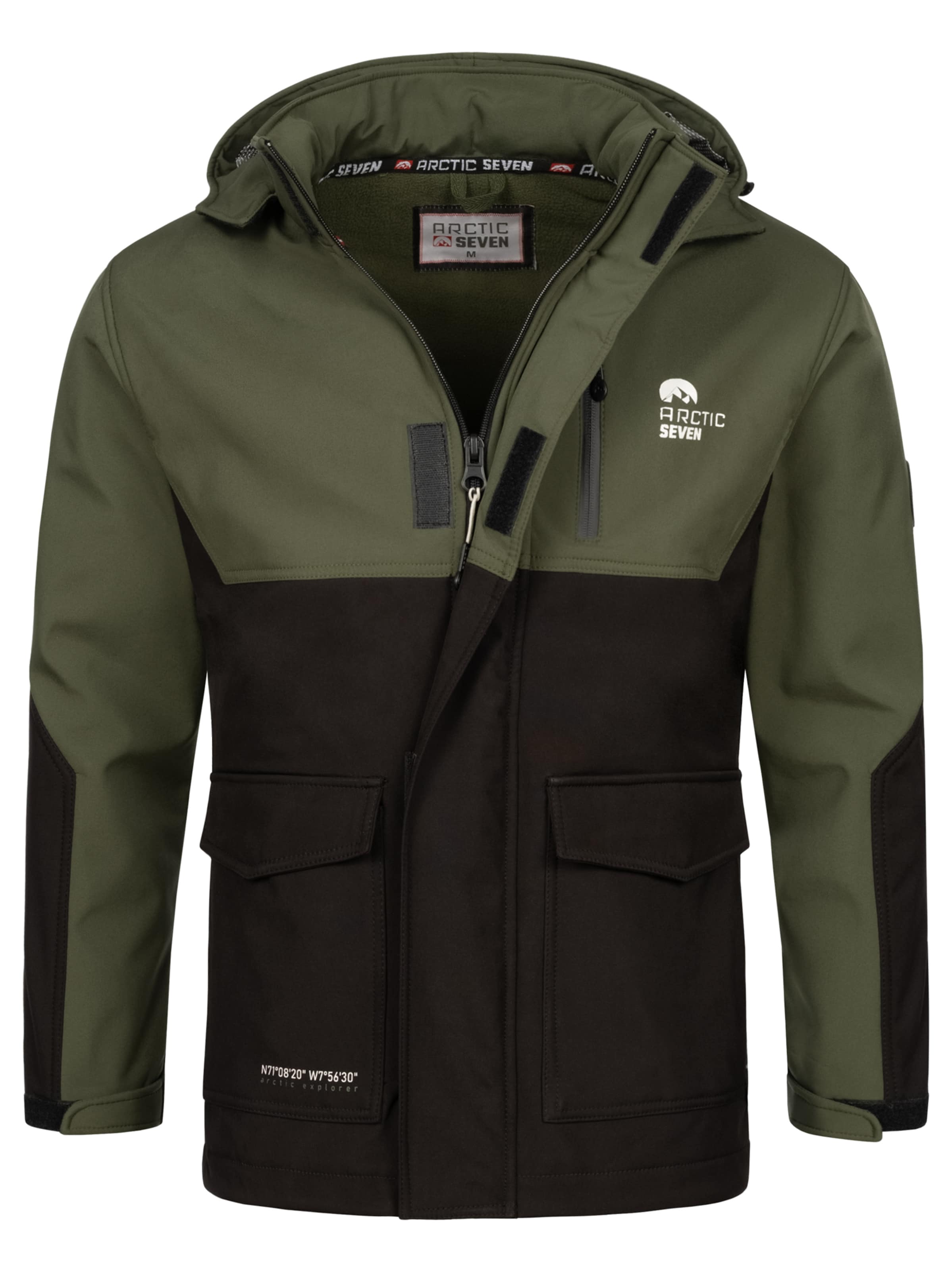 Arctic Seven Weatherproof jacket in Green: front