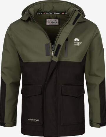 Arctic Seven Outdoorjacke in Grün: predná strana