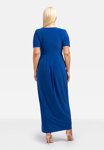 Karko Dress ' LIZBONA ' in Blue