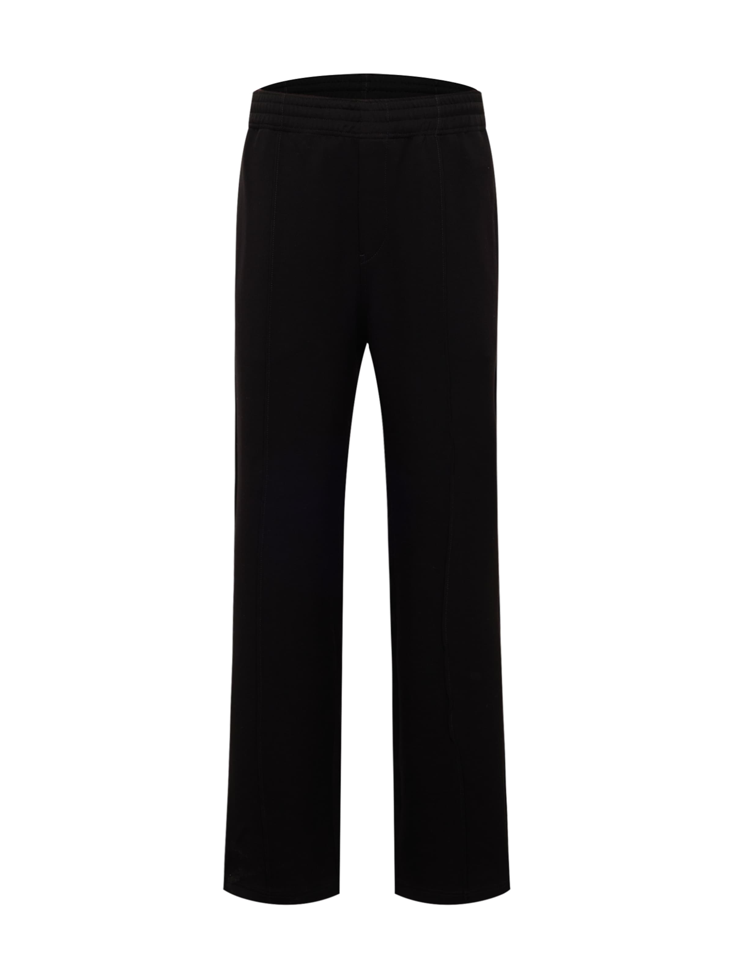 WEEKDAY Regular Pants 'Ken' in Black: front