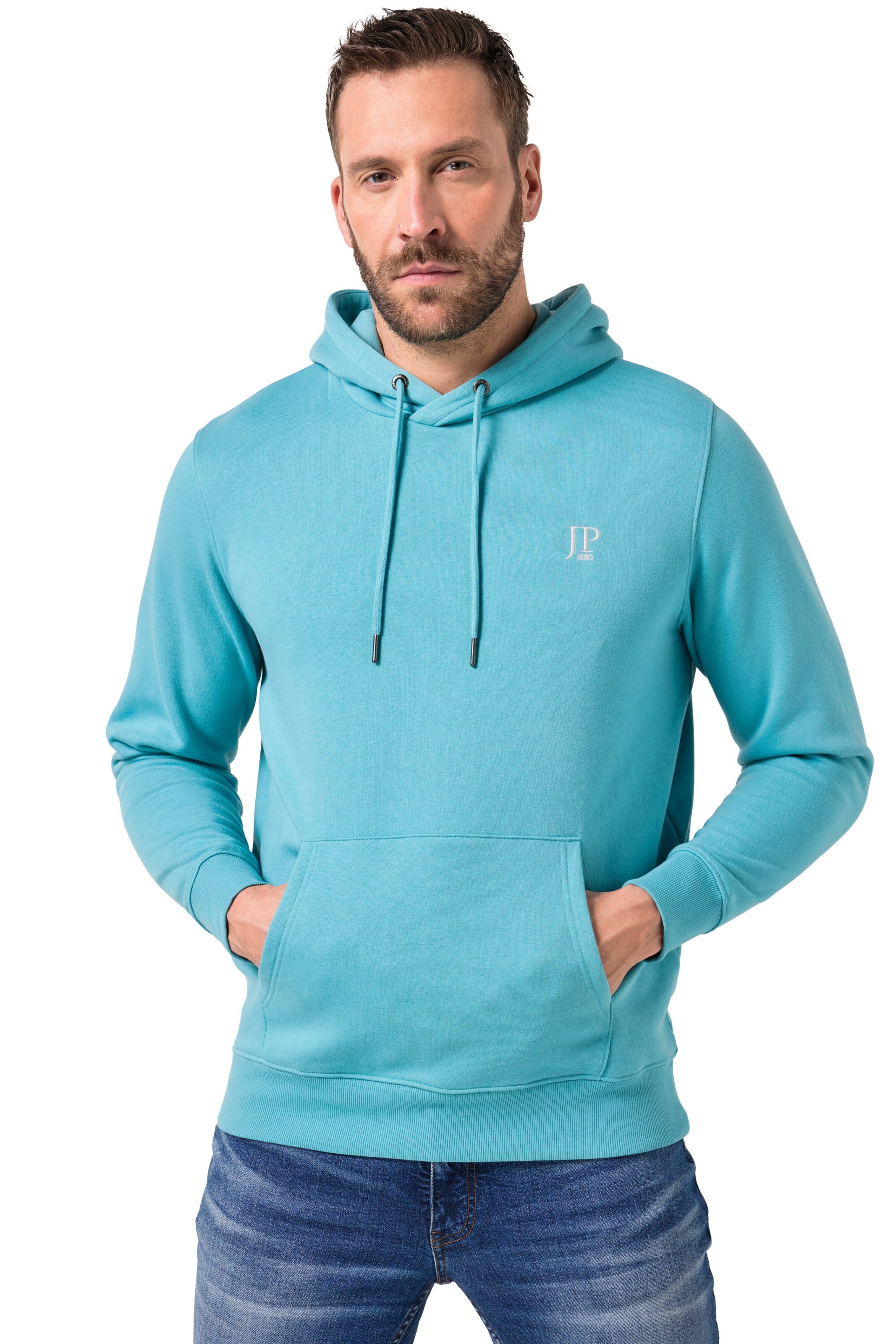 JP1880 Sweatshirt in Blau: Vorderseite