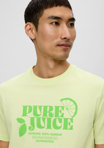 T-Shirt s.Oliver en vert