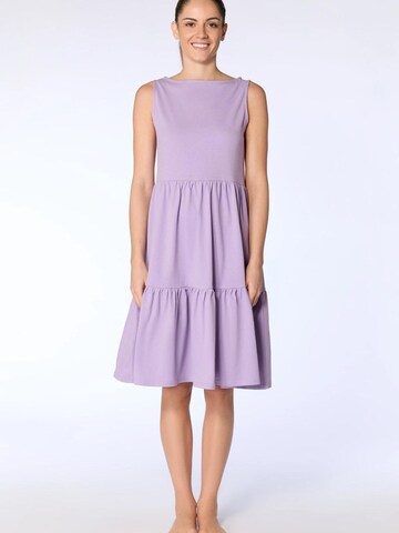 Leela COTTON Dress in Purple