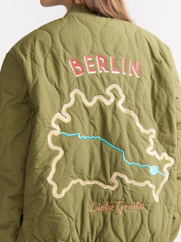 Yahmo Übergangsjacke 'Trudi'‌‌‌‌‌‌‌‌ in Grün