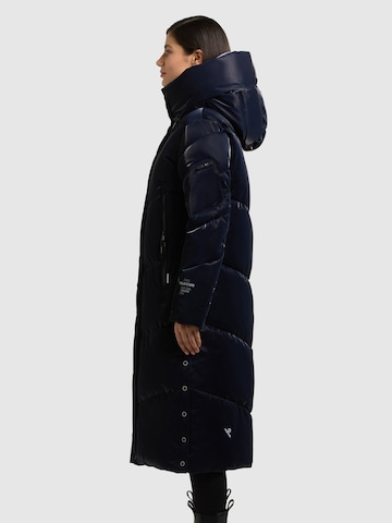 khujo Zimní kabát 'Pulset Shiny' – modrá