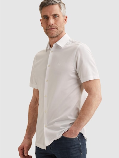 Camicia 'Elevated Knit shirt with short sleeves' in L VANGUARD di colore bianco, Visualizzazione prodotti