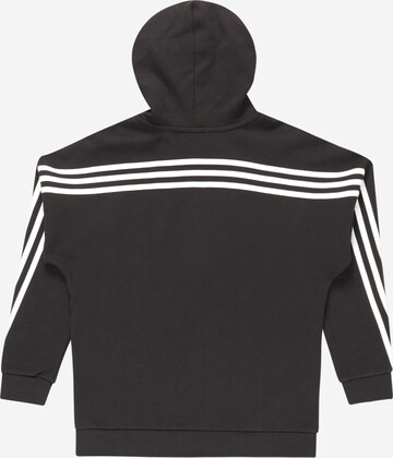 ADIDAS SPORTSWEAR Athletic Zip-Up Hoodie 'Future Icons' in Black