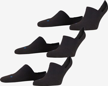 FALKE Füßlinge 'Cool Kick 3-Pack' in Schwarz: Vorderseite