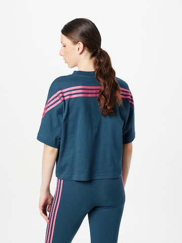 ADIDAS SPORTSWEAR Λειτουργικό μπλουζάκι 'Future Icons 3-Stripes' σε μπλε