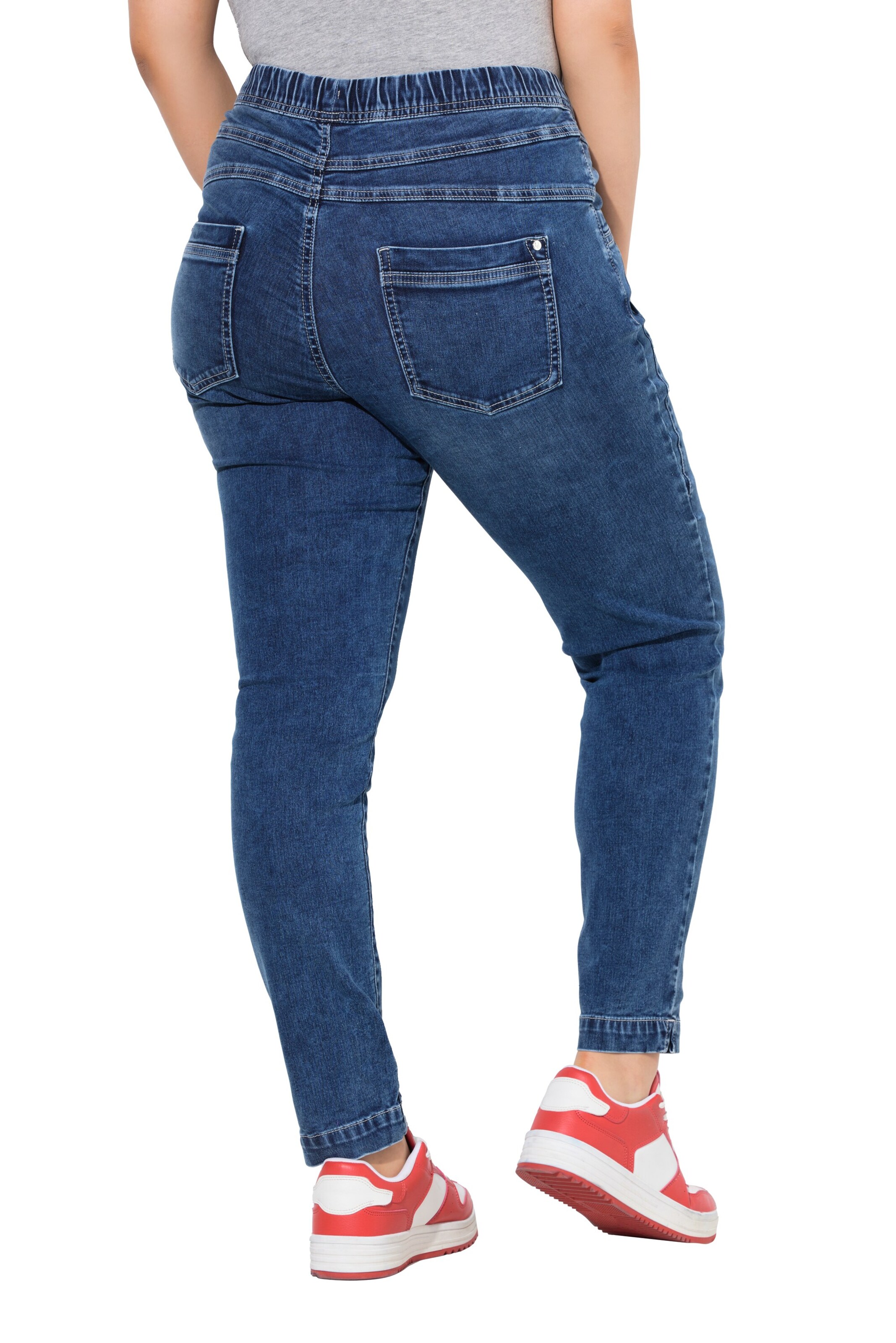 Ulla Popken Skinny Jeggings 'SIENNA' in Blauw