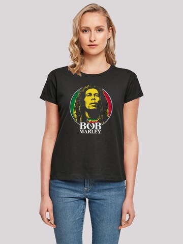 T-shirt 'Bob Marley ' F4NT4STIC en noir : devant