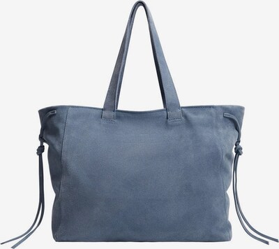 füstkék MANGO Shopper táska 'Eva', Termék nézet