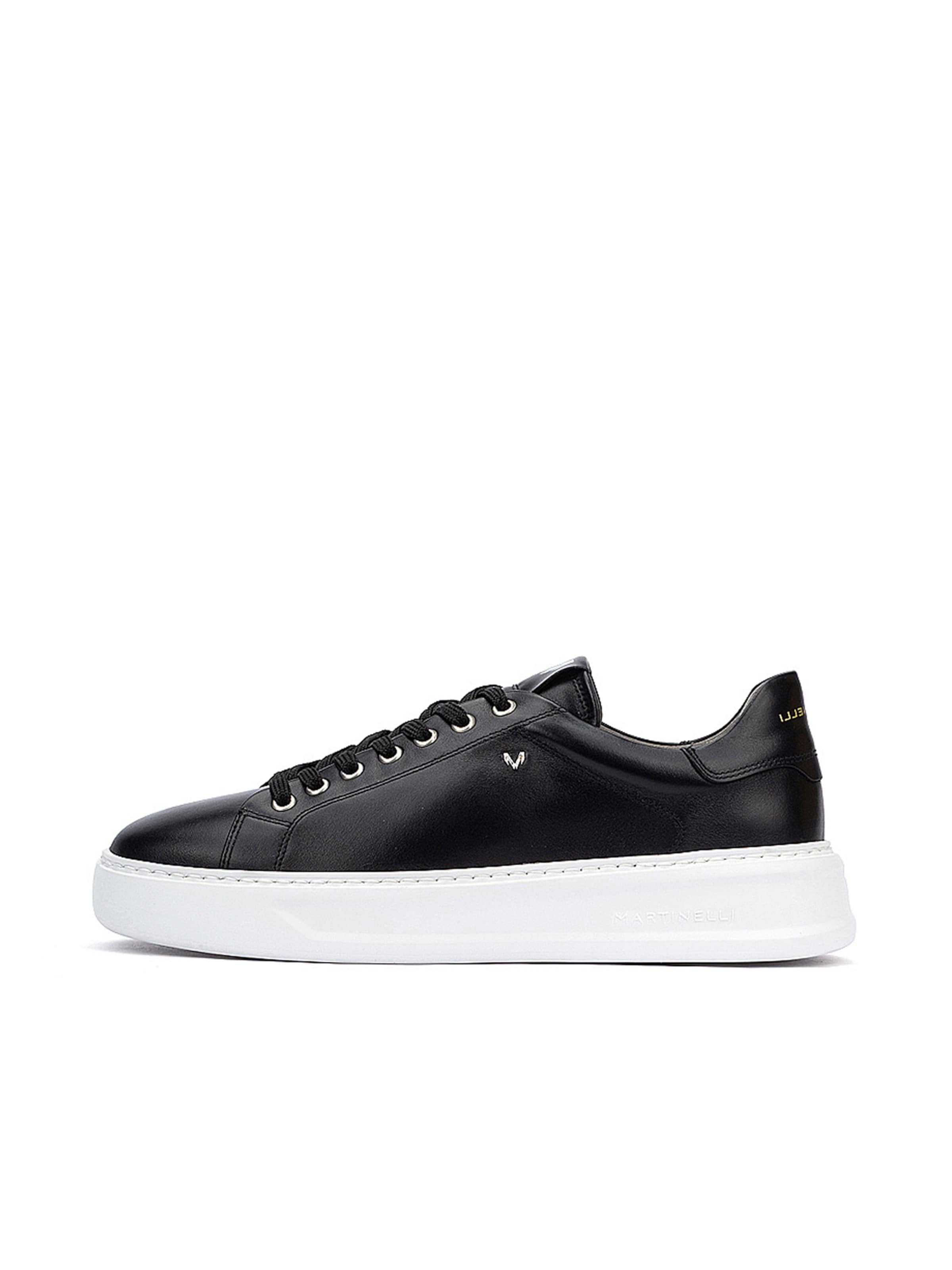 Martinelli Platform trainers 'Sullivan' in Black: front