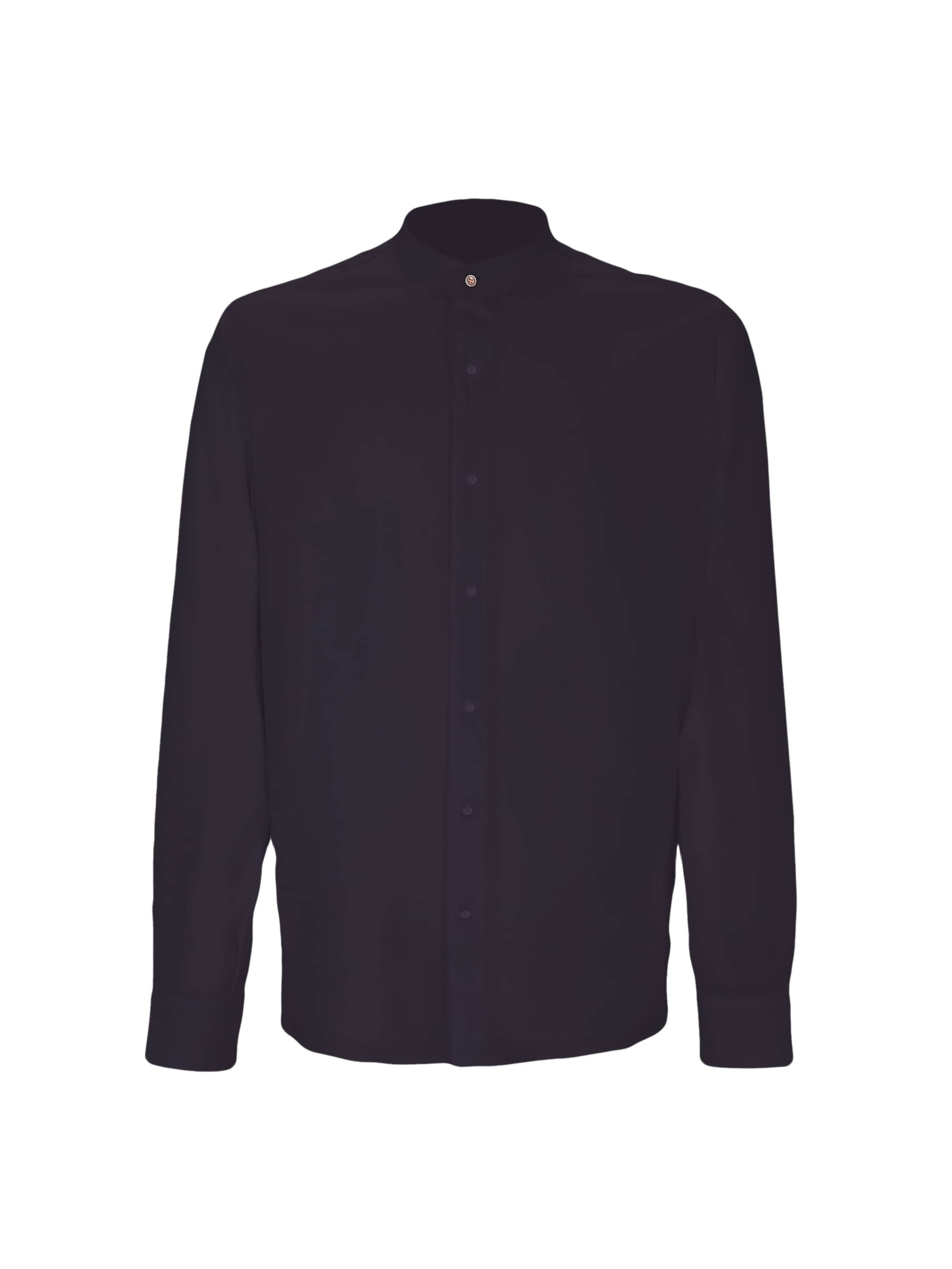 Coupe regular Chemise 'Coreana' Distretto12 en bleu : devant