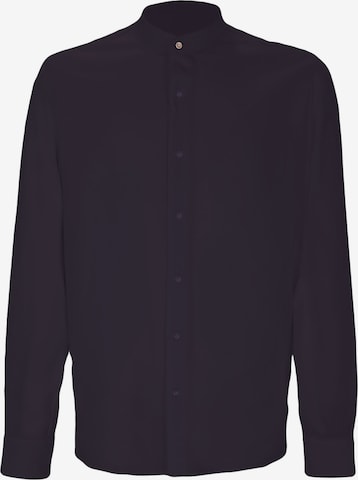 Coupe regular Chemise 'Coreana' Distretto12 en bleu : devant