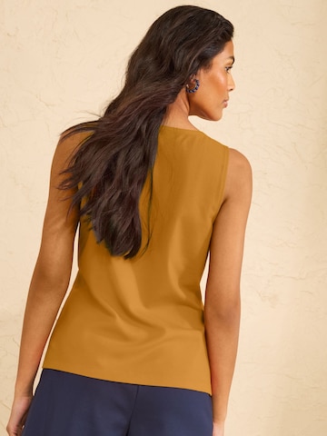 love & roses - Top en amarillo
