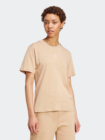 ADIDAS SPORTSWEAR Функционална тениска в бежово: отпред