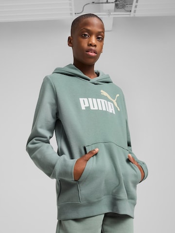 PUMA Свитшот 'Ess 2 No. 1' в Зеленый: спереди