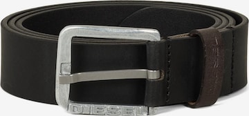 DIESEL Gürtel 'LOGO B-BASIC LEATHER BELT' in Schwarz: Vorderseite