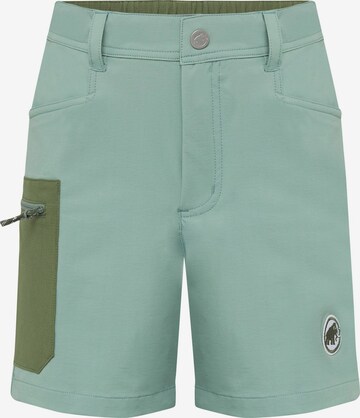 MAMMUT Regular Outdoor Pants 'Taiss' in Green: front