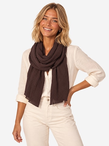 Seasons of April Scarf ' NEA' in Brown
