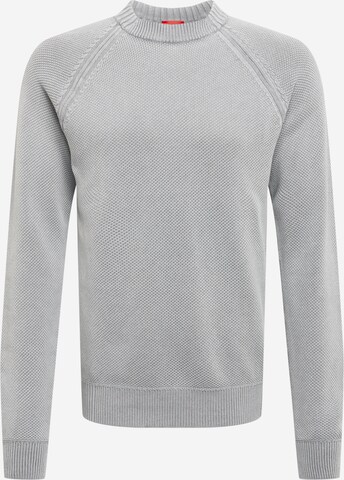 HUGO Sweater 'Sdip' in Grey: front