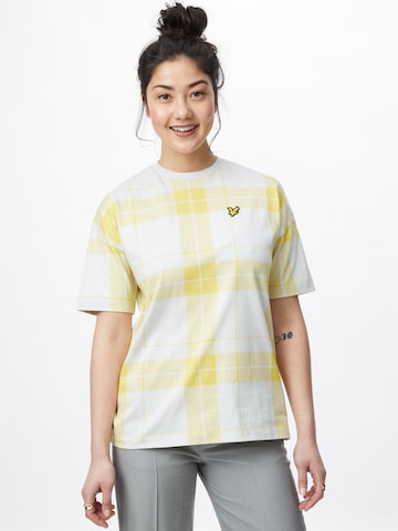 T-shirt Lyle & Scott en blanc : devant