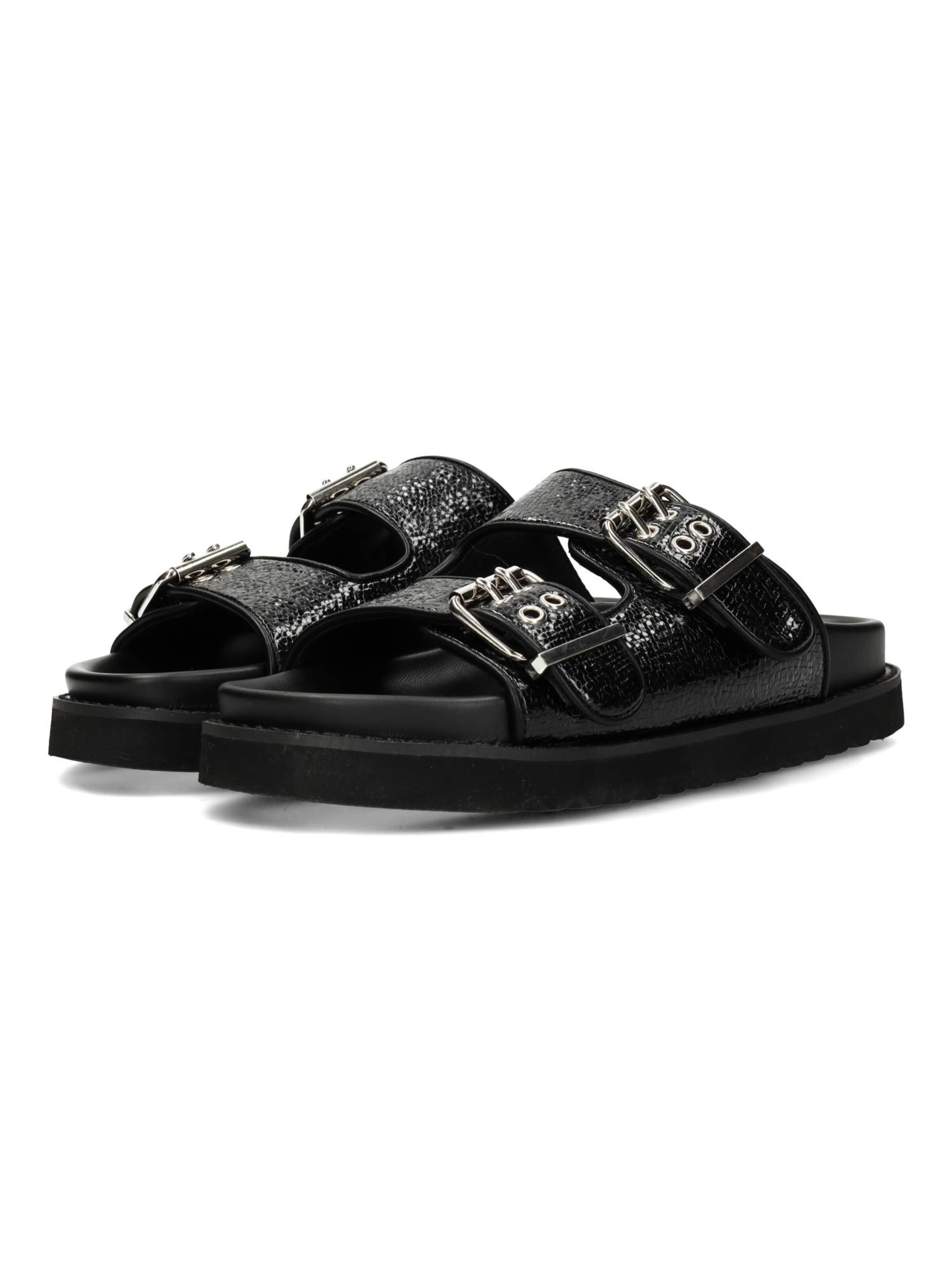 POSH by Poelman Sandalen met riem 'GARBY' in Zwart