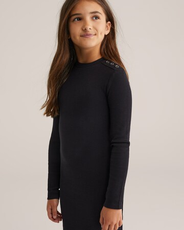 WE Fashion Kleid in Schwarz