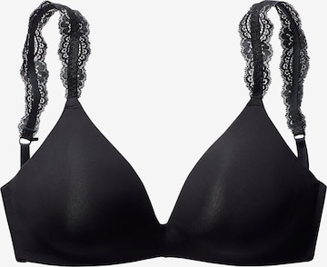 LASCANA Push-up Bra in Black: front