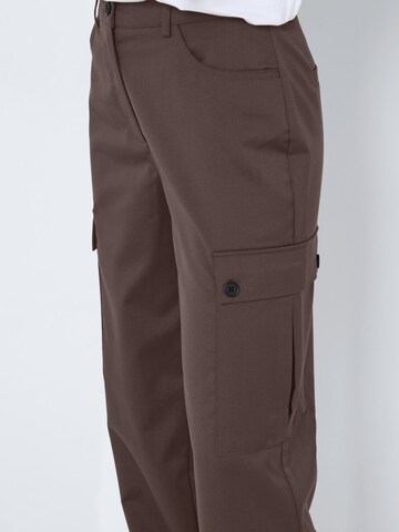 Wide Leg Pantalon cargo 'DREWIE' Noisy may en marron