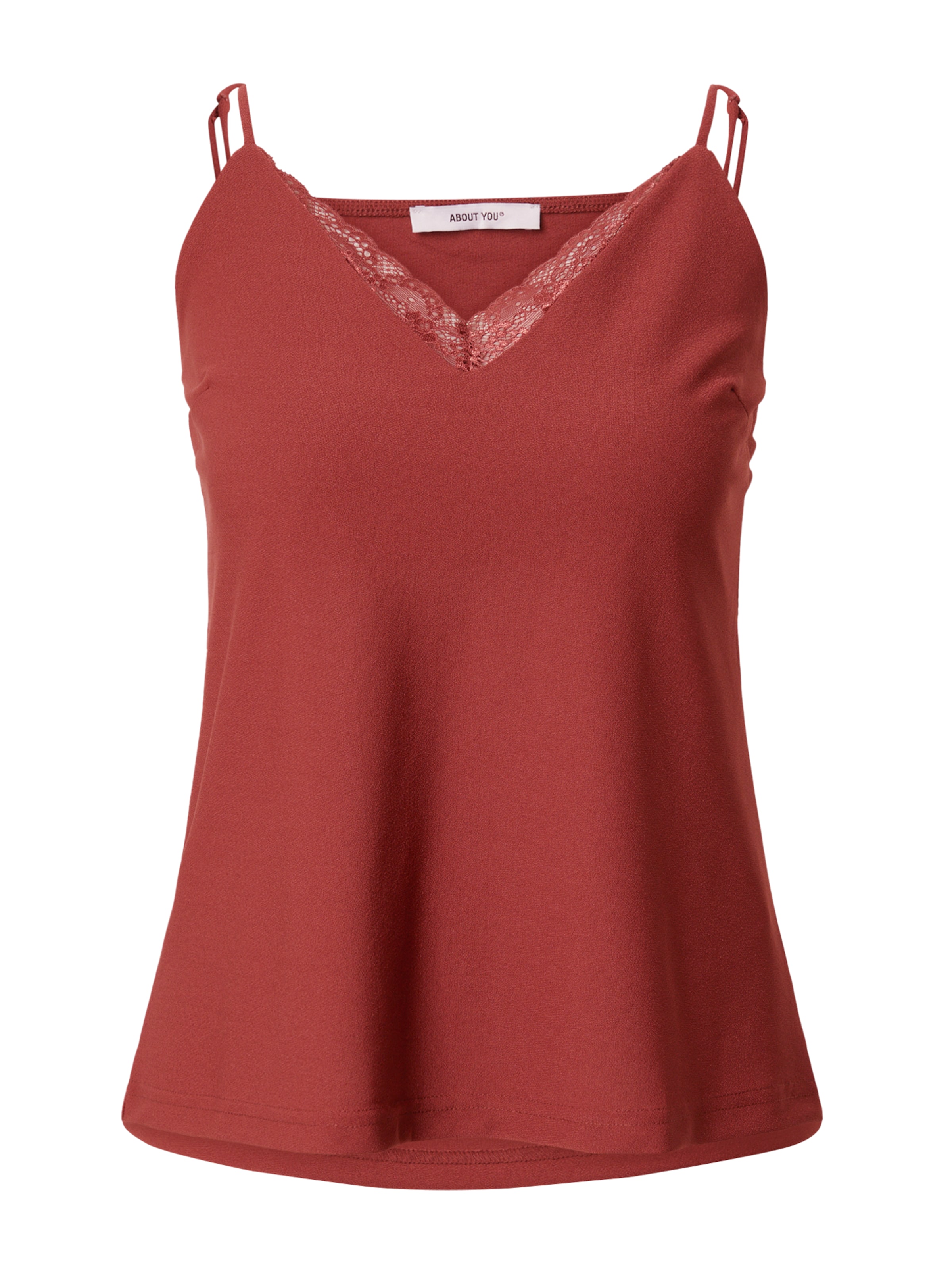 ABOUT YOU Топ 'Mandy' в Коричневый: спереди