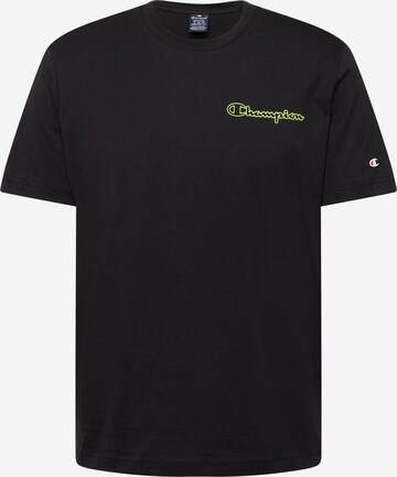 Champion Authentic Athletic Apparel T-Shirt in Schwarz: predná strana