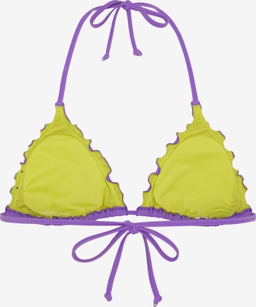CHIEMSEE Triangle Bikini Top in Purple