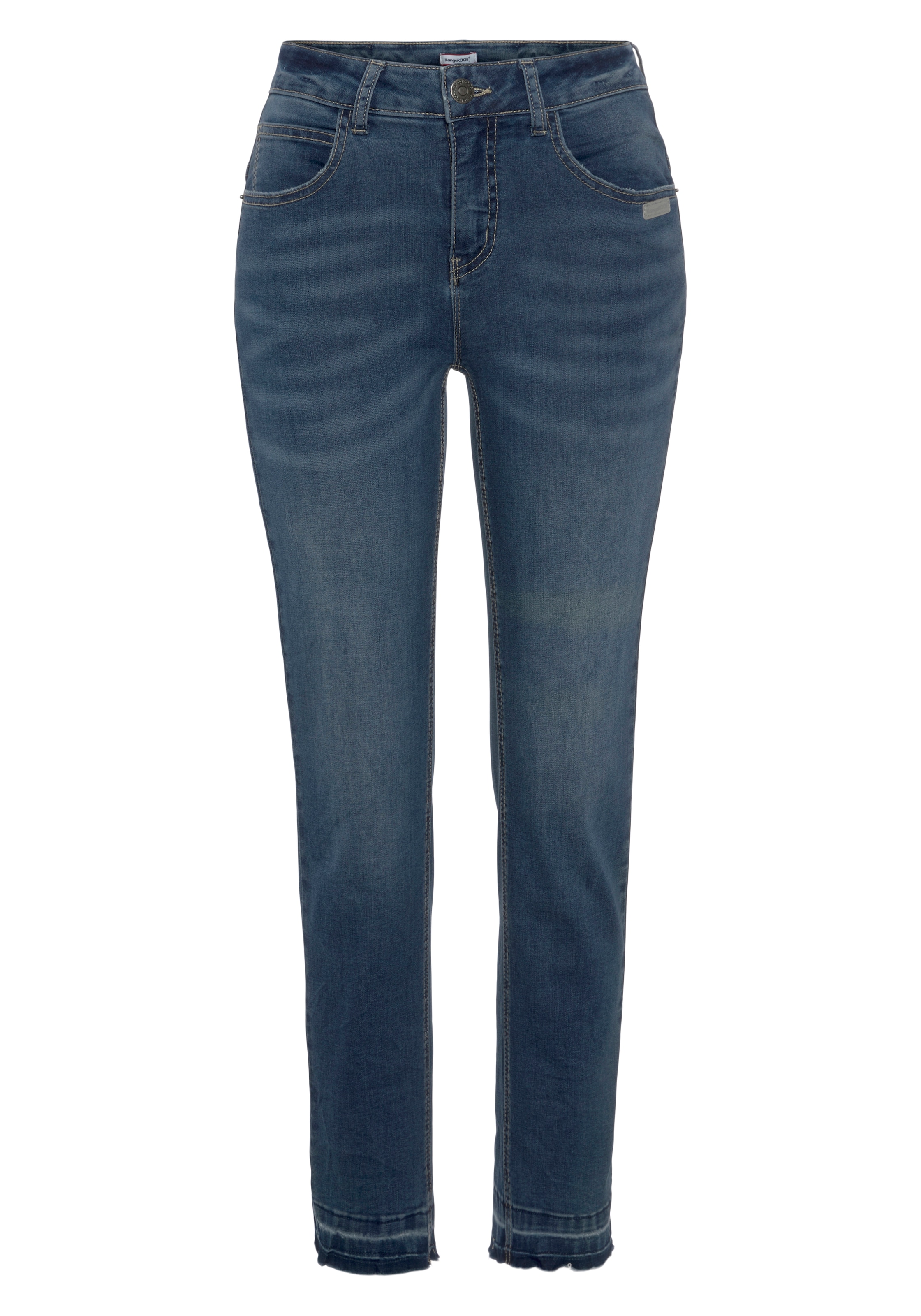 KangaROOS Slimfit Jeans in Blau: Vorderseite