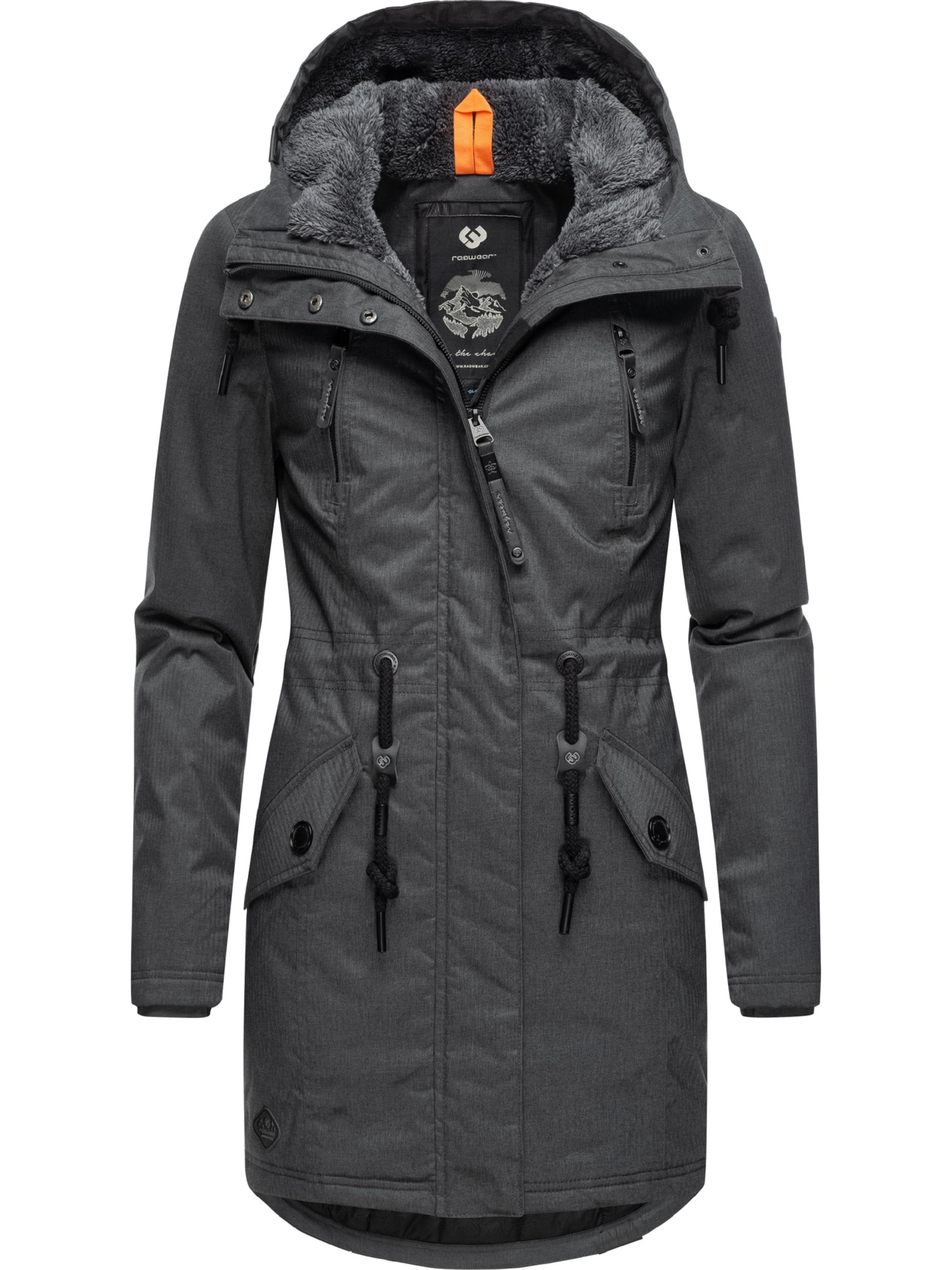 Ragwear Funkční kabát 'Elsie' – šedá