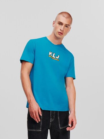 KARL LAGERFELD JEANS Shirt in Blauw: voorkant