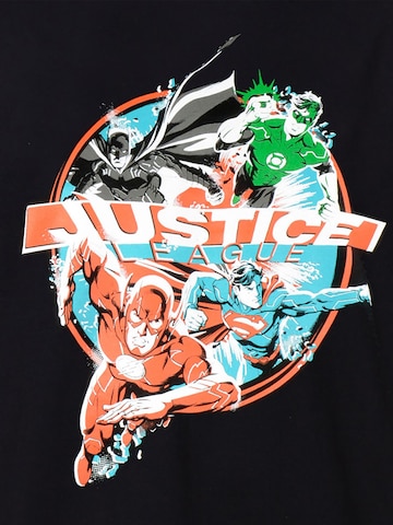 JUSTICE LEAGUE Shirt 'DC Comics'‌‌‌‌‌‌‌ in Schwarz