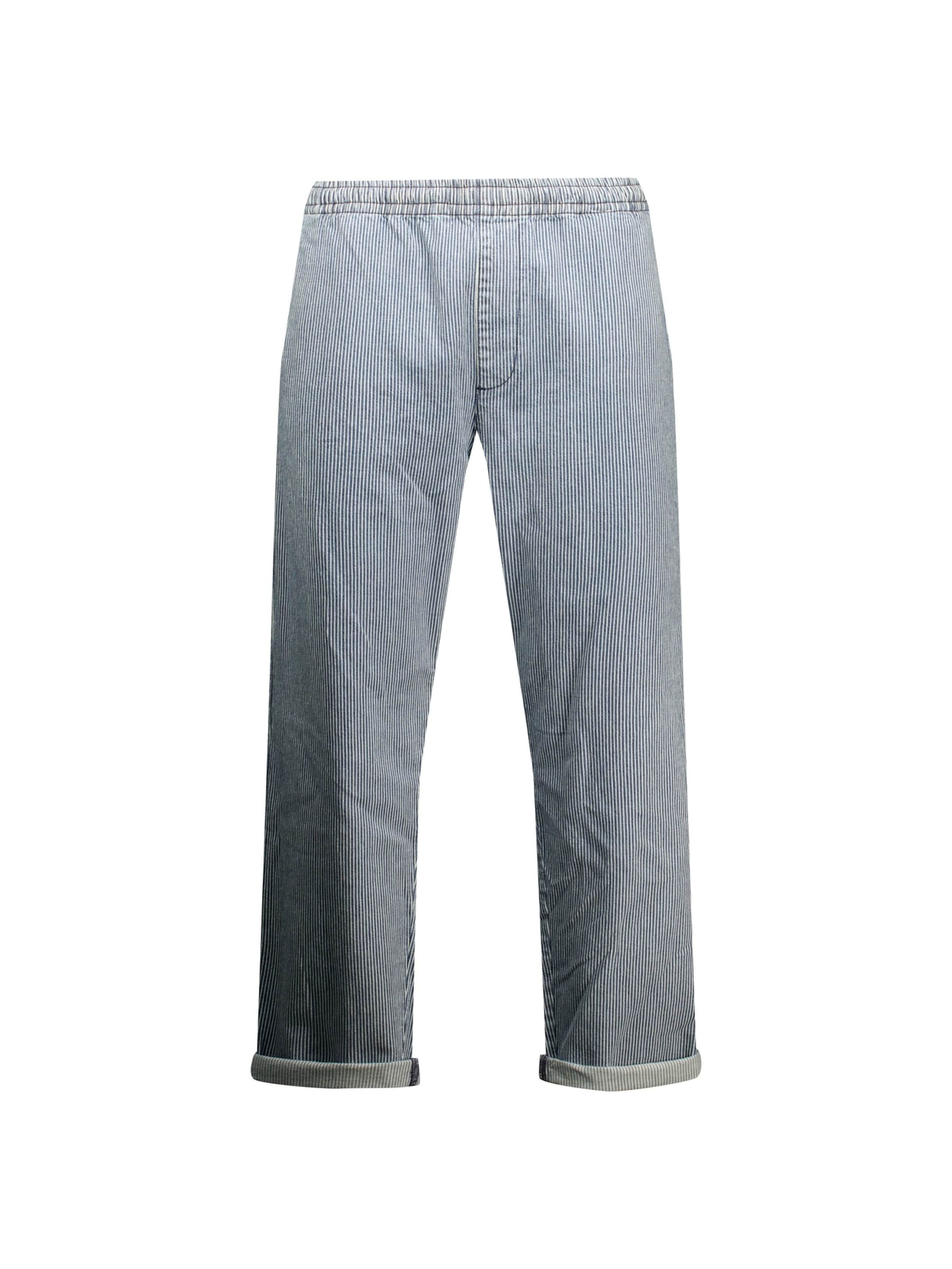 Loosefit Pantalon chino 'VIGOR' Deeluxe en bleu : devant