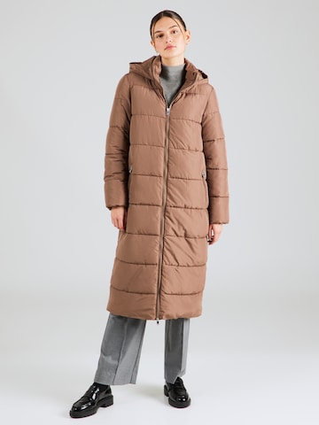 Manteau d’hiver 'ANNA' ONLY en marron : devant