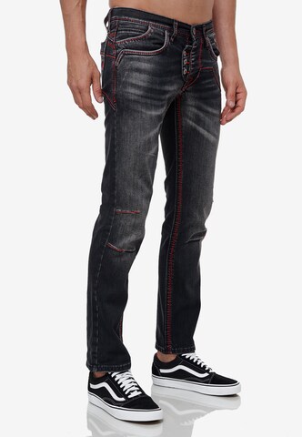 Rusty Neal Regular Jeans 'RUBEN 45' in Black