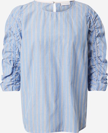 Coster Copenhagen Bluse in Blau: predná strana