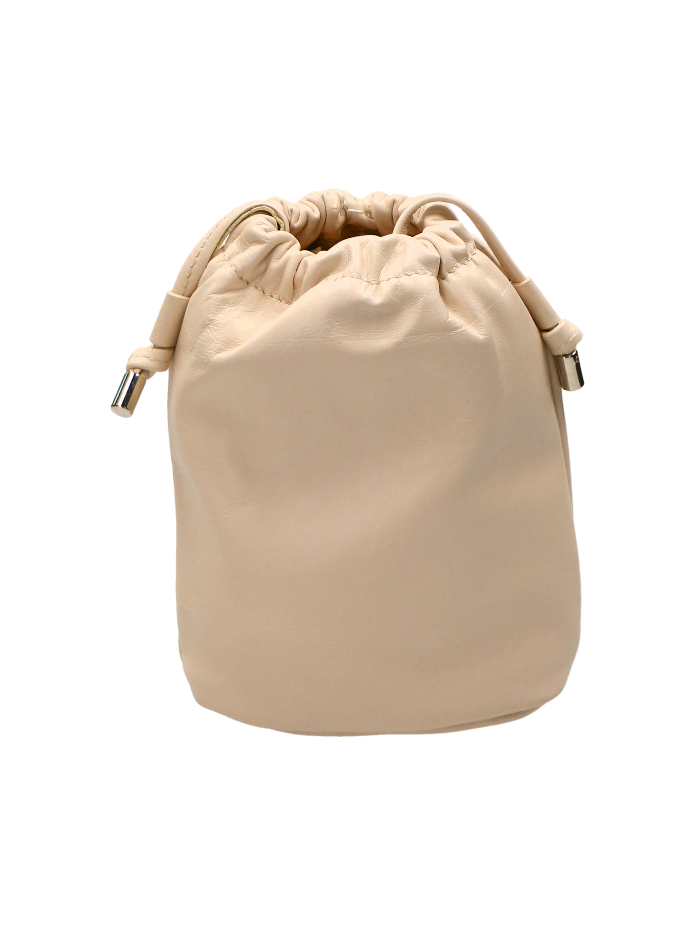 faina - Bolso saco en beige: frente