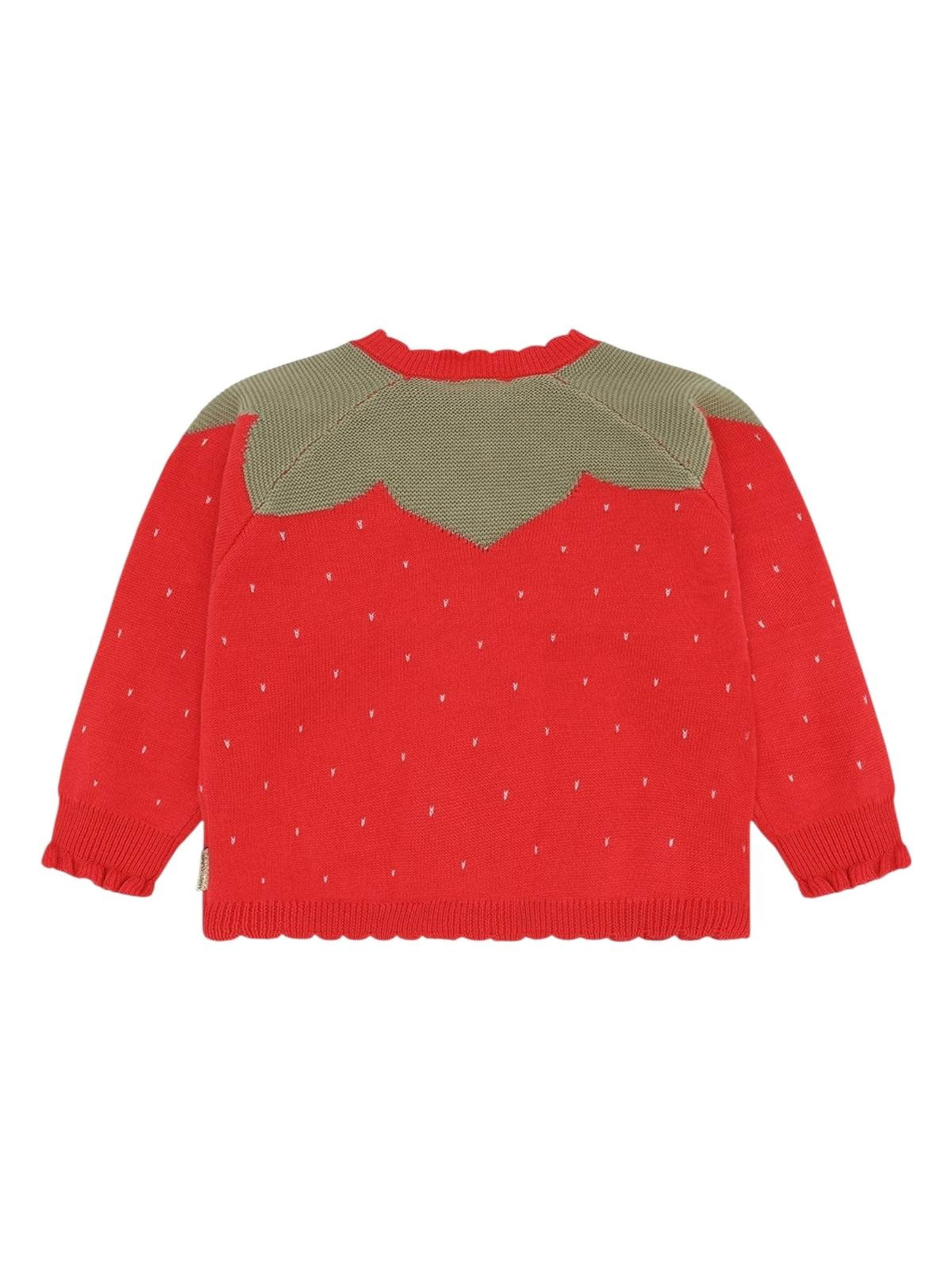 Hust & Claire Strickjacke 'Cilja Strawberry'‌‌‌‌‌‌‌ in Rot