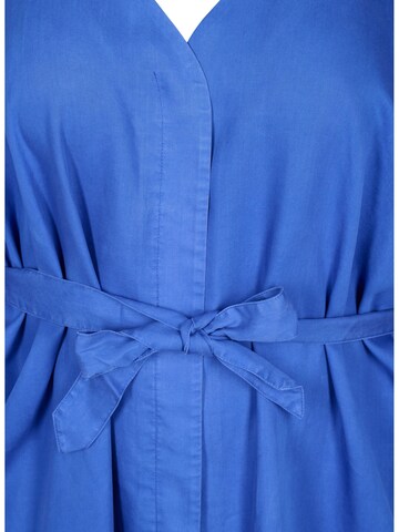 Zizzi Letnia sukienka 'FIONA' w kolorze niebieski