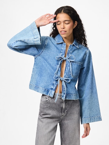 PIECES Blouse 'PCJULIET' in Blue: front